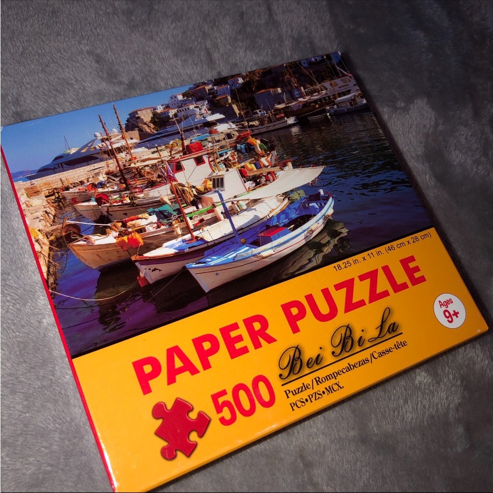 Bei Bi La 500 Piece Paper Puzzle/ Boats/ Yachts Marina
